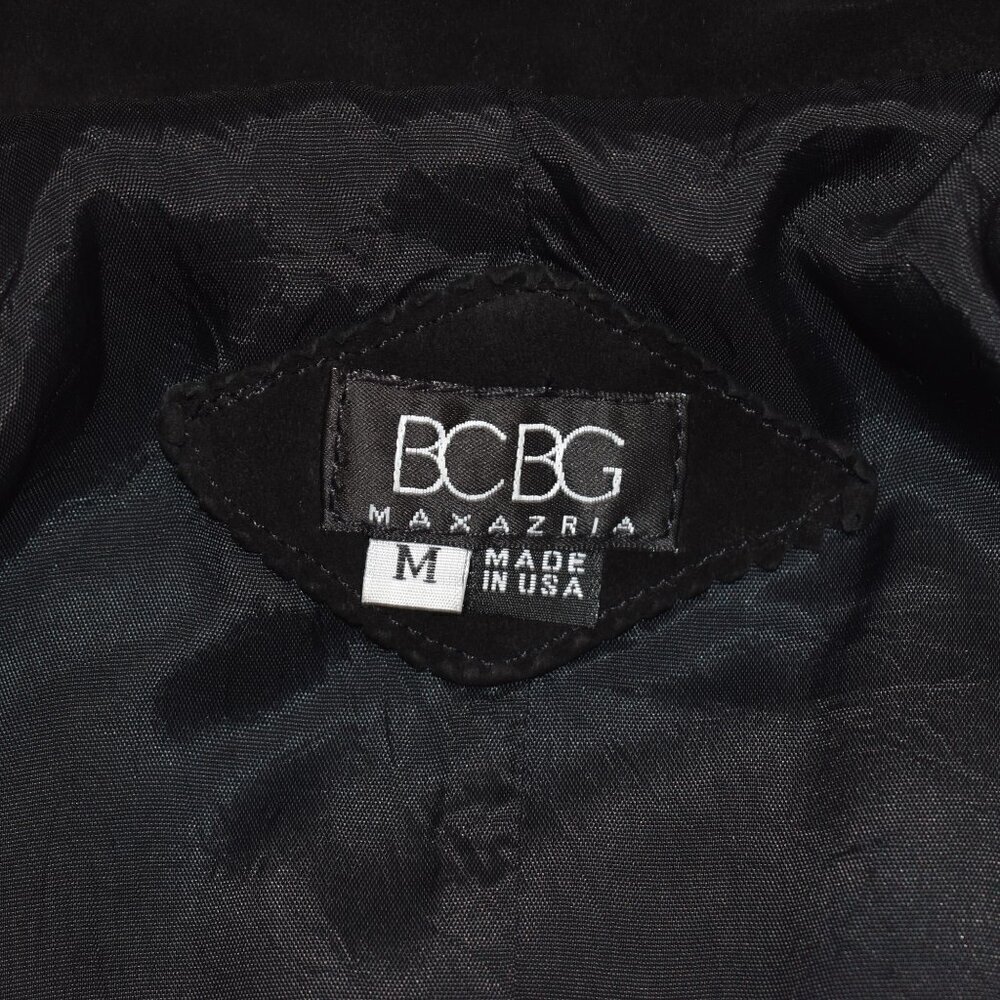 BCBG MaxAzria Suede Jacket Sz S Western Cowgirl Boho Rodeo Neutral - Picture 9 of 16